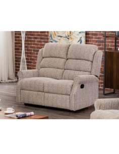 Drancy 2 Seater Manual Recliner Sofa - Natural