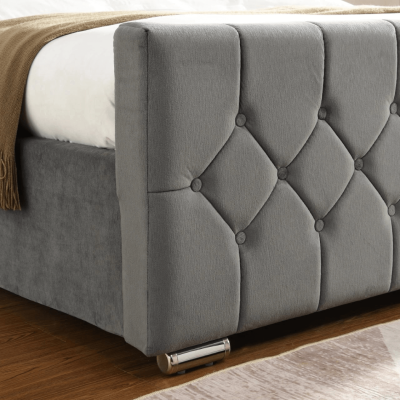 Galway 4FT Bedframe - Grey