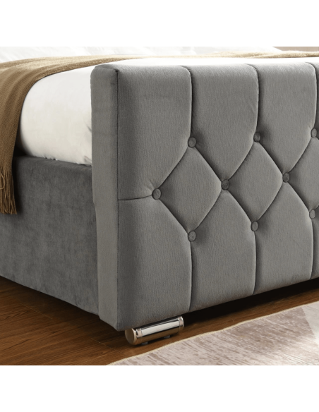 Galway 5FT Grey Bedframe