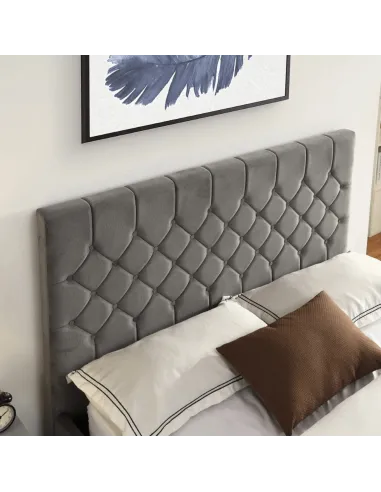 Galway 4FT6 Bedframe - Grey