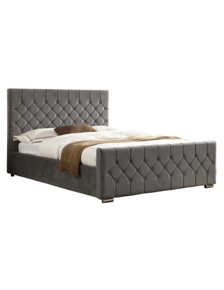 Galway 4FT6 Bedframe - Grey