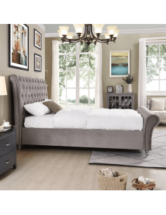 Kilkenny 6FT Bedframe - Silver 2