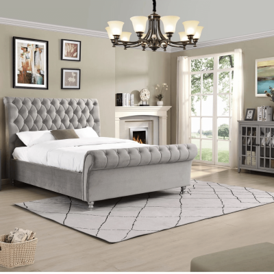 Kilkenny 6FT Bedframe - Silver