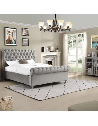 Kilkenny 6FT Bedframe - Silver