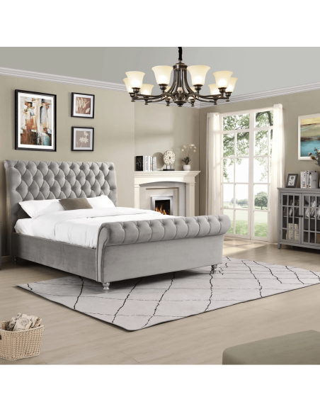 Kilkenny 6FT Bedframe - Silver