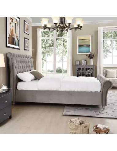 Kilkenny 5FT Bedframe - Silver