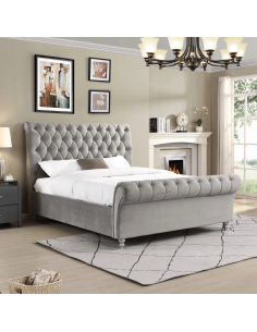 Kilkenny 4FT6 Bedframe - Silver