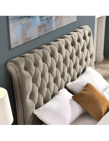 Kilkenny 4FT6 Bedframe - Mink