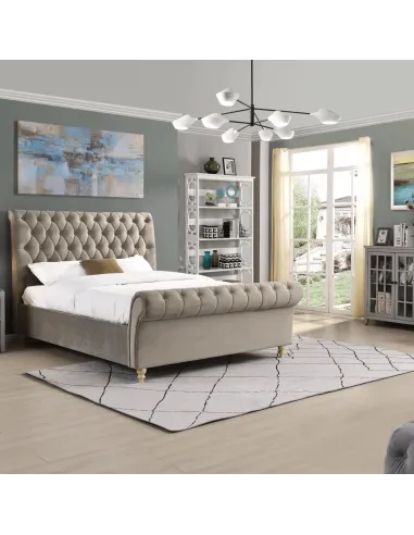 Kilkenny 4FT6 Bedframe - Mink