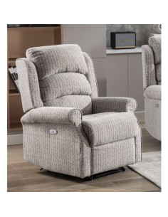 Drancy Electric Recliner Armchair - Natural