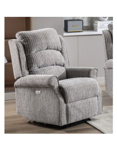 Drancy Electric Recliner Armchair - Latte