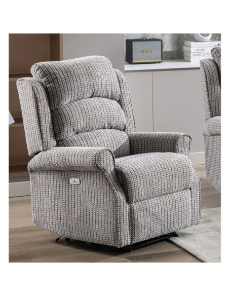 Drancy Electric Recliner Armchair - Latte