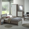Lucy 3ft Bedframe - Sonoma/Grey Oak