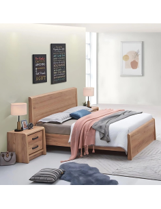Jack 5ft Bedframe - Oak