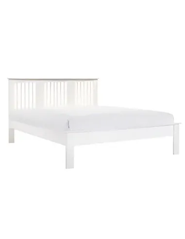 Hanna 4FT Slatted Bedframe - White