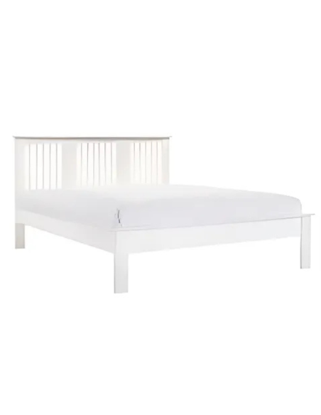 Hanna 4FT Slatted Bedframe - White