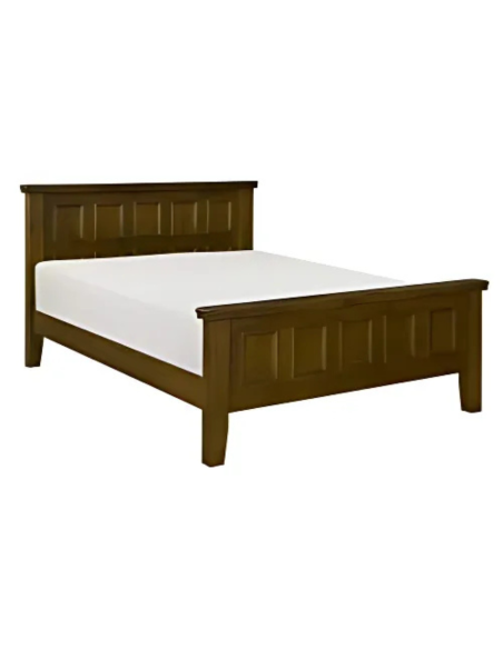 London 6FT Bedframe - Dark Woodgrain