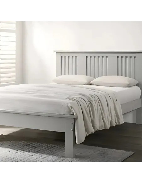 Alana 3ft Slatted Bedframe - Grey