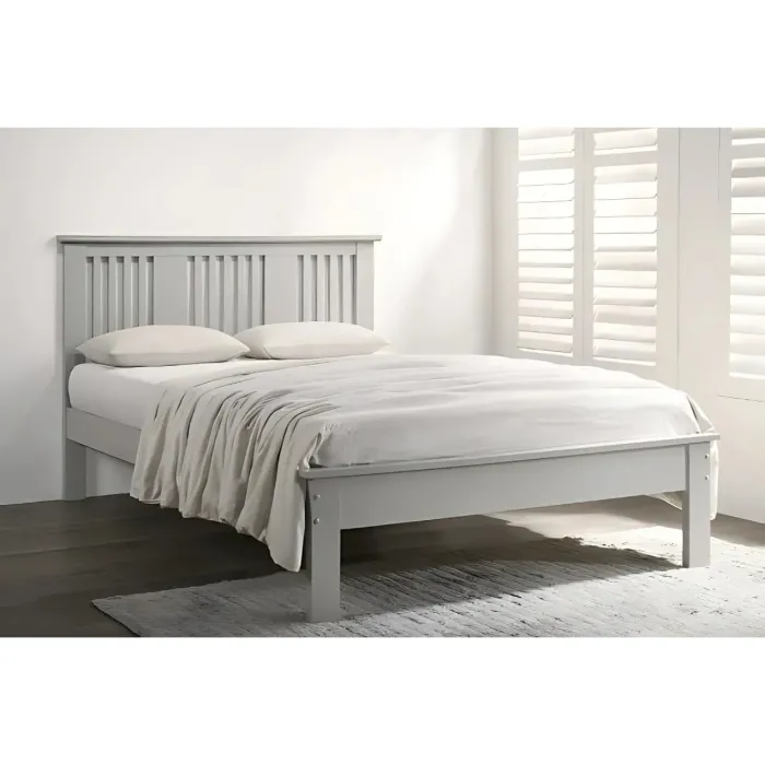 Alana 3ft Slatted Bedframe - Grey