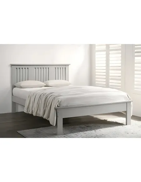 Alana 3ft Slatted Bedframe - Grey