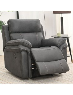 Richmond Recliner Armchair - Charcoal Grey