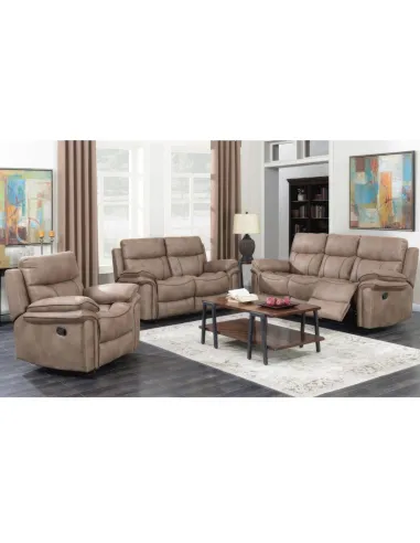 Richmond 3 Seater Recliner Sofa - Sahara
