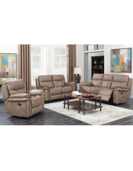 Richmond 3 Seater Recliner Sofa - Sahara