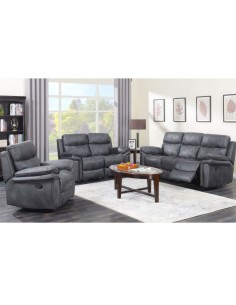 Richmond 3 Seater Recliner Sofa - Charcoal Grey 2