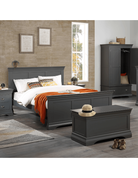 Daniella 5FT Bedframe - Dark Grey