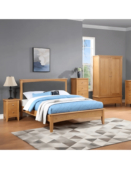 Kilkenny 4FT6 Bedframe - Oak