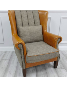 Carlton Traditional Armchair - Brown