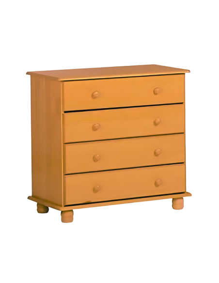 Majestic 4 Drawer Chest - Pine