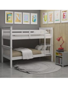 Bounty Single Bunk Bed – White | Murphy Furniture