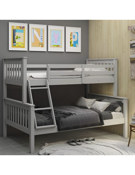 Bounty Triple Sleeper Bedframe - Grey (4FT Bottom)
