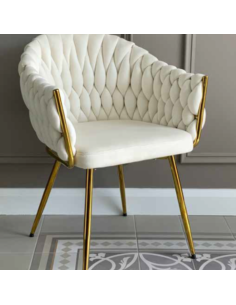 Brigette Accent Chair - Cream