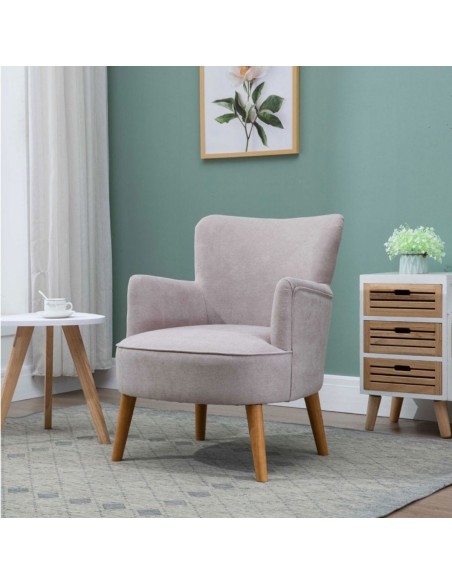 Keira Armchair - Pearl Grey