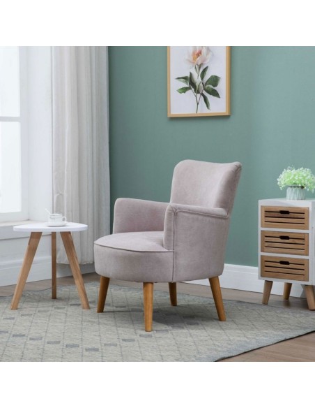 Keira Armchair - Pearl Grey