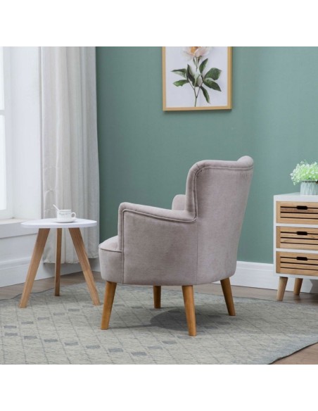 Keira Armchair - Pearl Grey