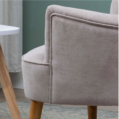 Keira Armchair - Pearl Grey