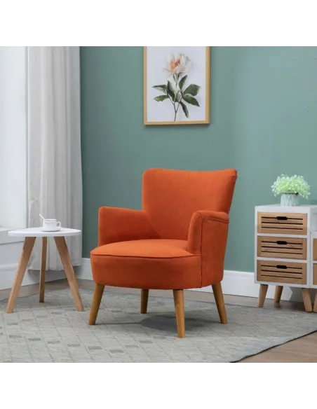 Keira Armchair - Sunburst Orange