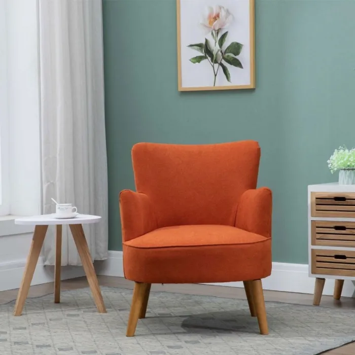 Keira Armchair - Sunburst Orange