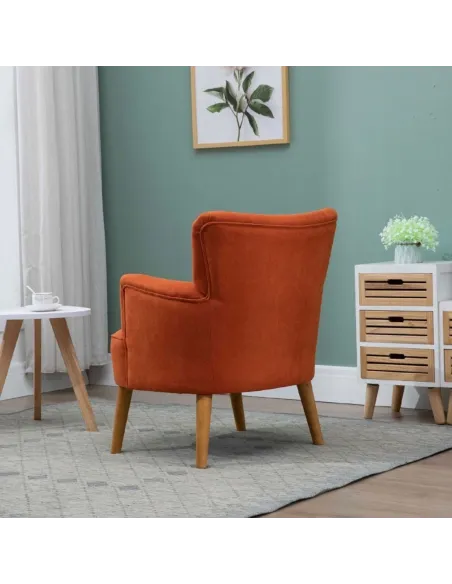 Keira Armchair - Sunburst Orange