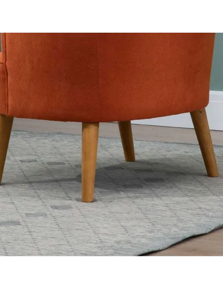 Keira Armchair - Sunburst Orange