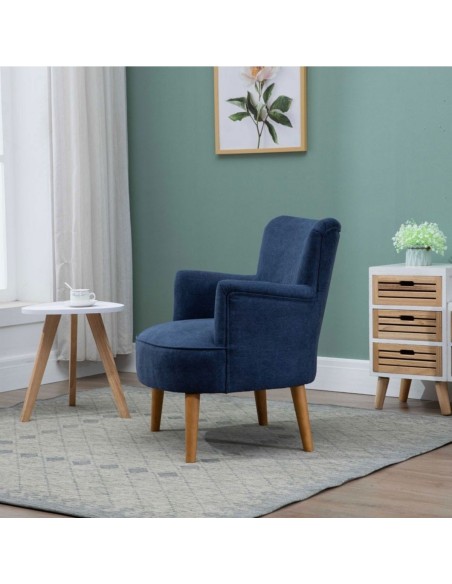 Keira Armchair - Midnight Blue