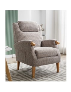 Lisbon Fireside Armchair - Natural