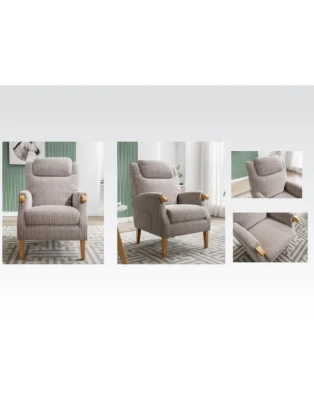 Lisbon Fireside Armchair - Natural