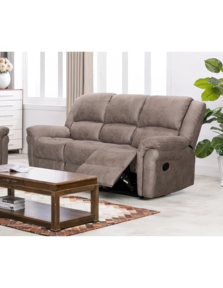 Gloucester 3+1+1 Recliner Sofa Set - Taupe