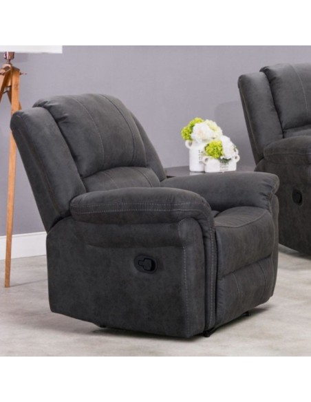 Gloucester Recliner Armchair - Dark Grey