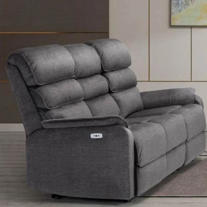 Savoy Electric 3+2 Sofa Set - Grey