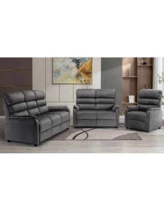 Savoy Fixed 2 Seater Sofa - Grey 2